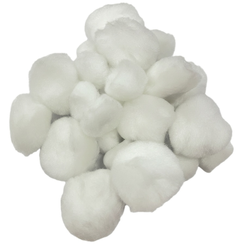 Bambulky 25-40mm (24ks) bílé