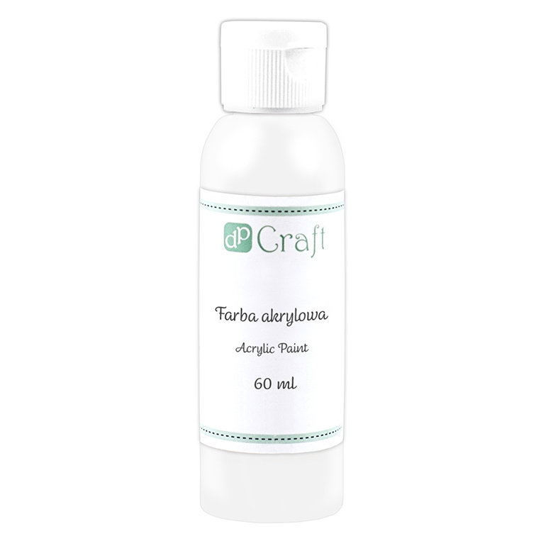 Akrylová barva dpCraft (60ml) - bílá