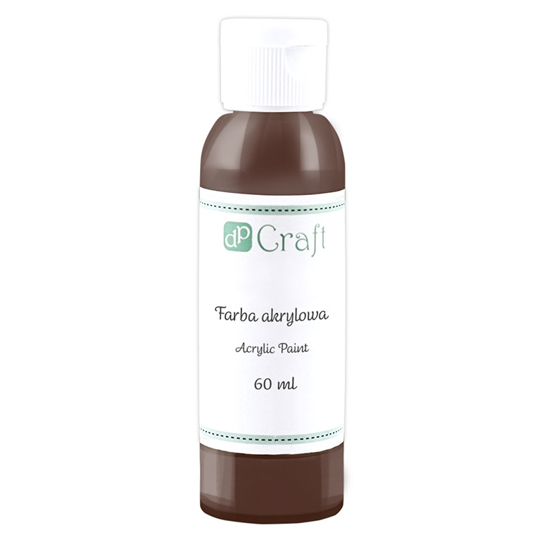 Akrylová barva dpCraft (60ml) - čokoládově hnědá