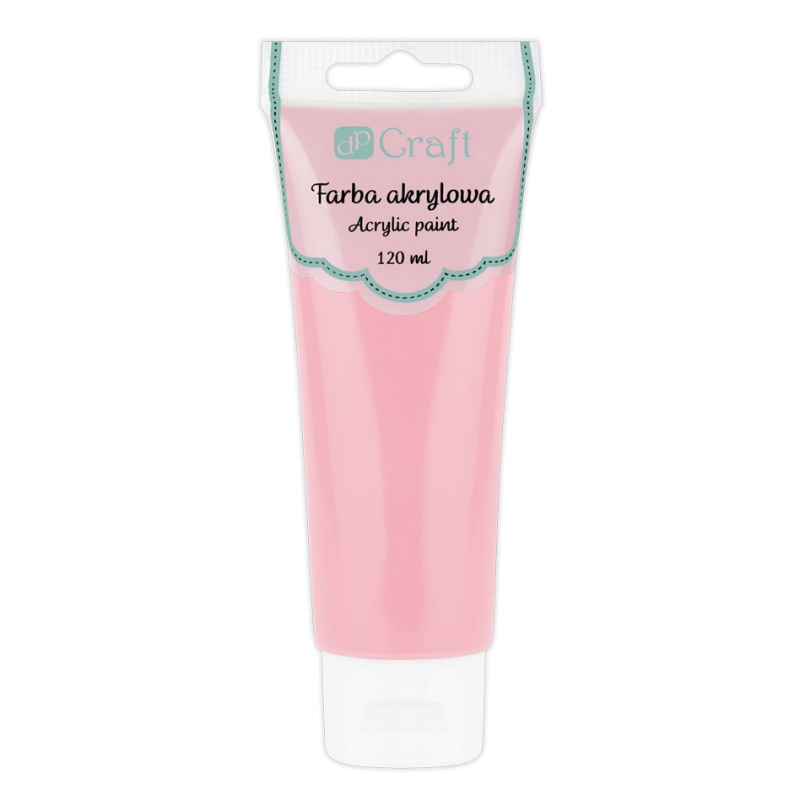 Akrylová barva dpCraft (120ml) - světle růžová
