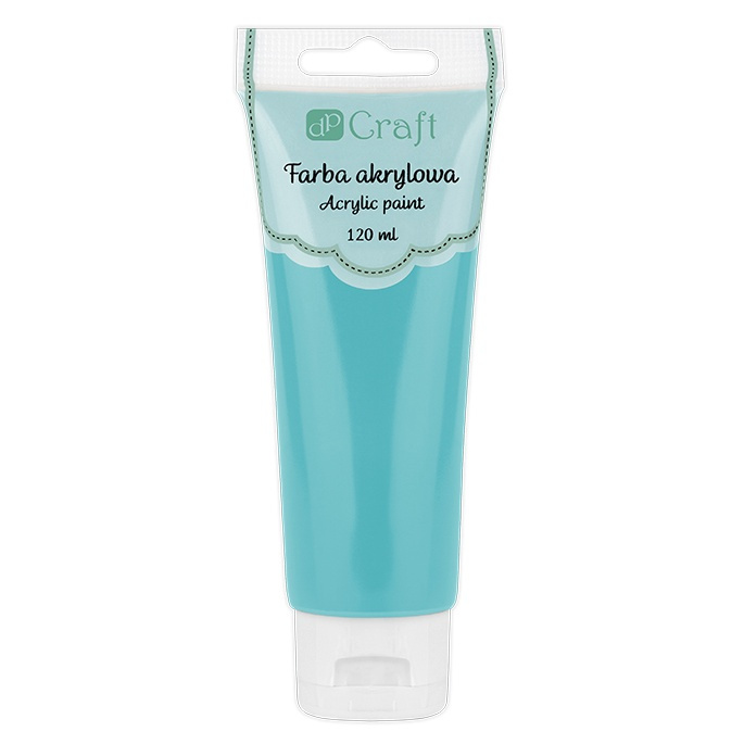 Akrylová barva dpCraft (120ml) - tyrkysově modrá