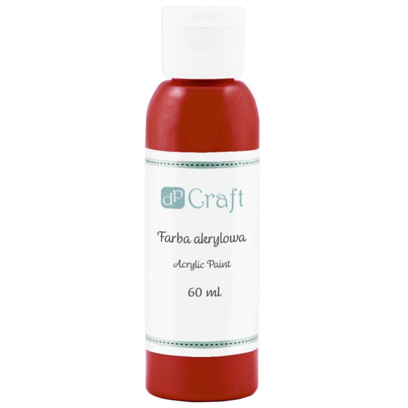 Akrylová barva dpCraft (60ml) - karmínová červená