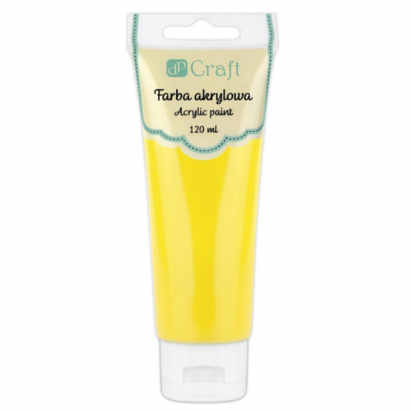 Akrylová barva dpCraft (120ml) - žlutá