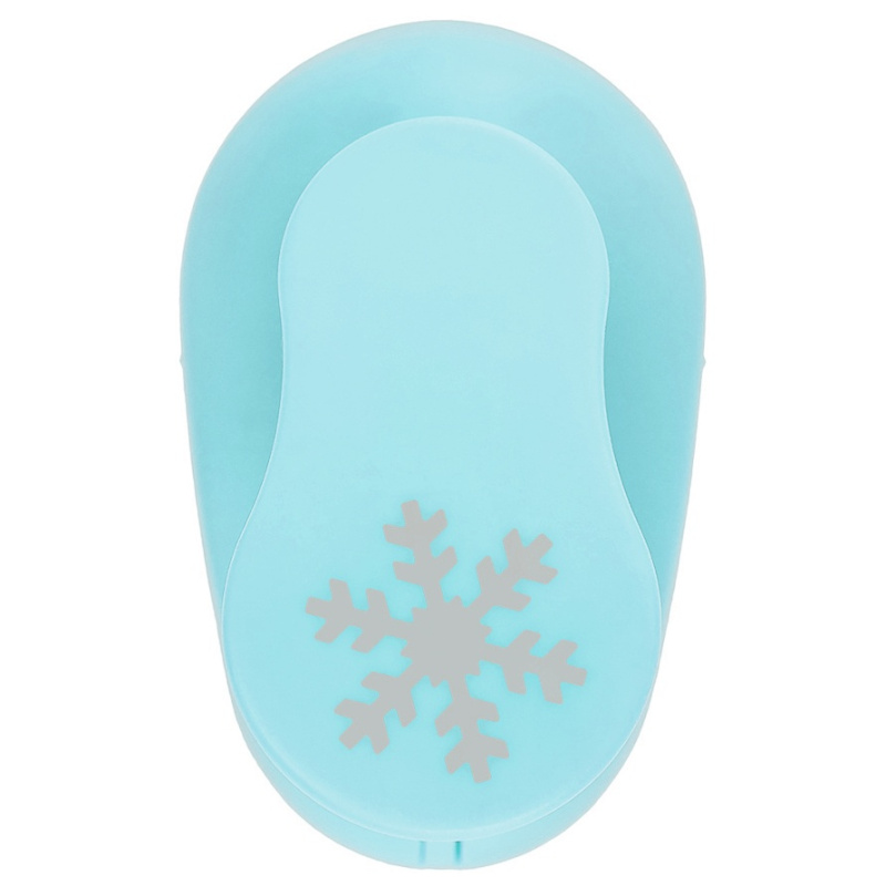 Raznice na papír a pěnovku sněhová vločka 2,5×2,5cm