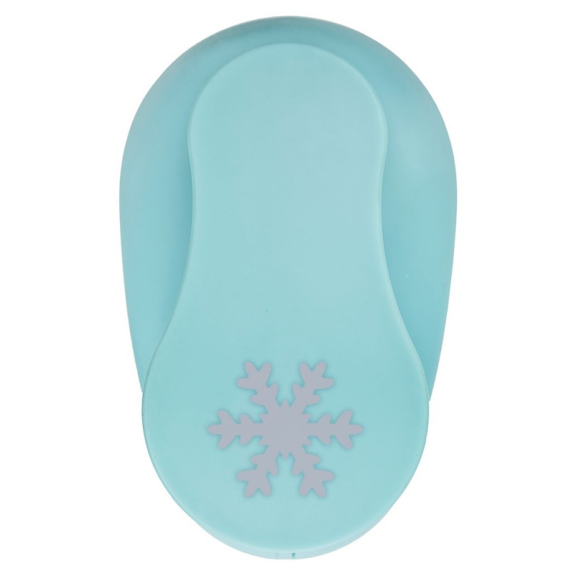 Raznice na papír a pěnovku sněhová vločka 7,5×7,5cm