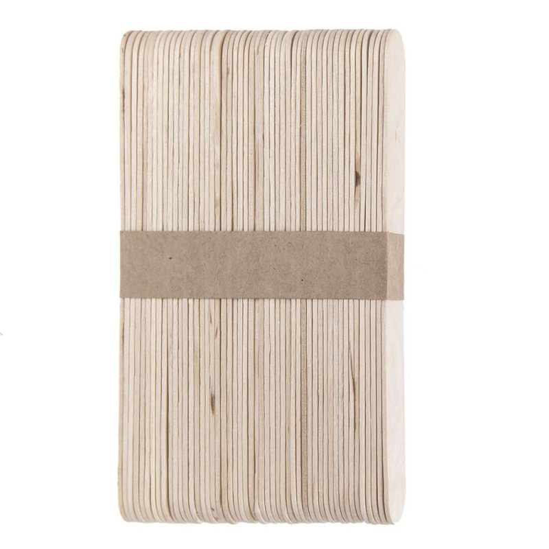 Špachtle dřevěné velké přírodní (60ks)