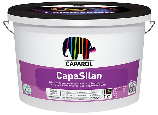 Malba silikonová Caparol CapaSilan 2,5 l bílá