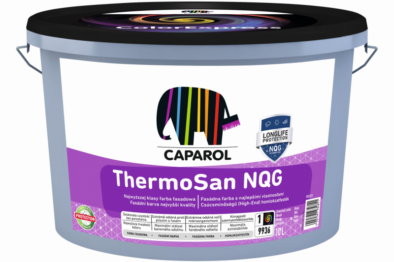 Barva fasádní silikonová Caparol ThermoSan NQG 10 l