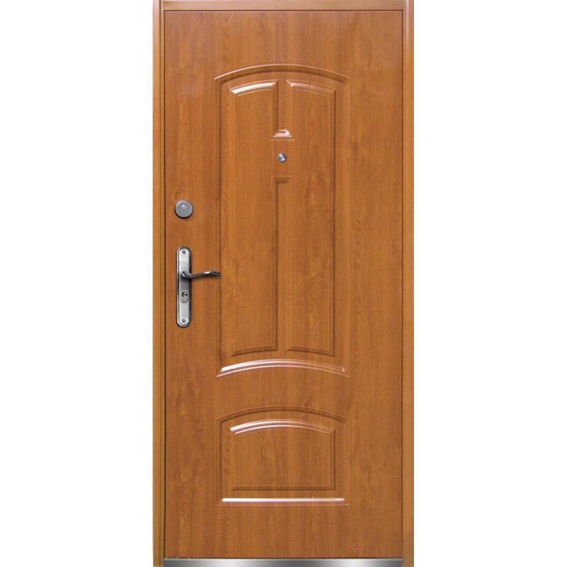 O.K. Doors Venkovní ocelové vchodové dveře RA40, 50W, zlatý dub, 90 P