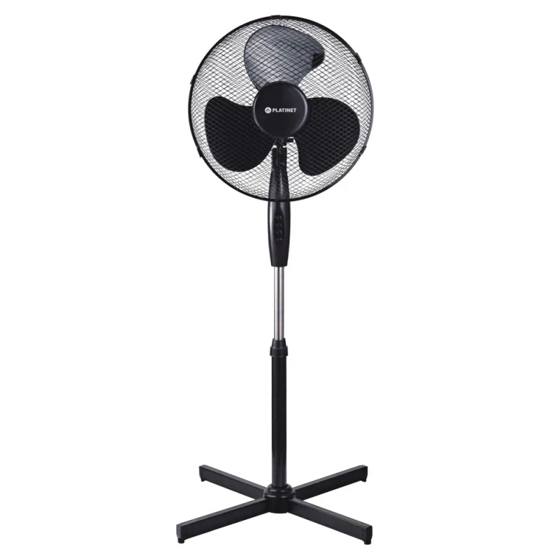 Platinet PSF1616B stojanový ventilátor 40 cm, oscilace, černá