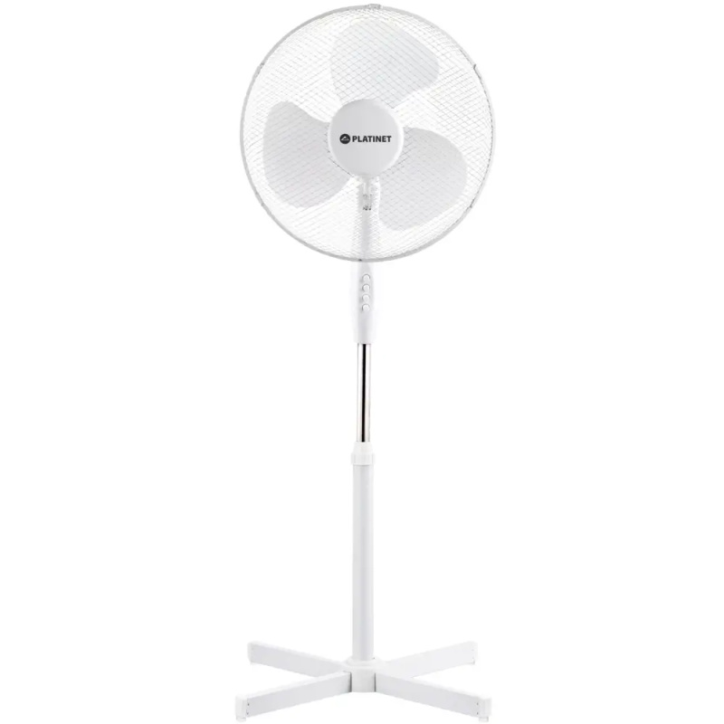 Platinet PSF1616W stojanový ventilátor 40 cm, oscilace, bílá