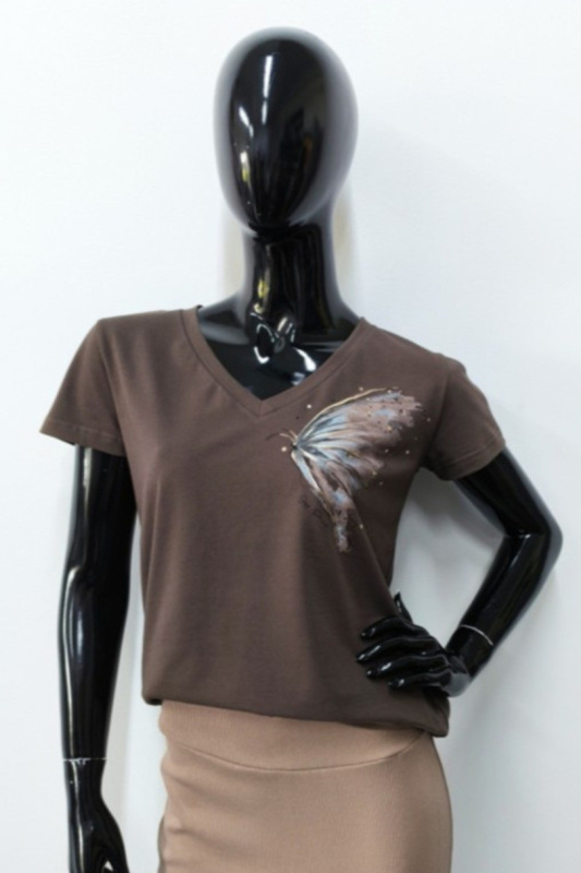 GIRONA BLOUSE Čokoláda 42