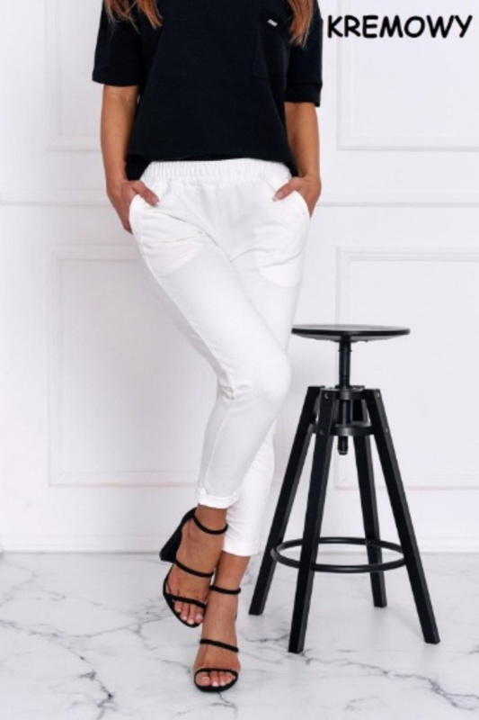 Dámské kalhoty LENA Krémový M