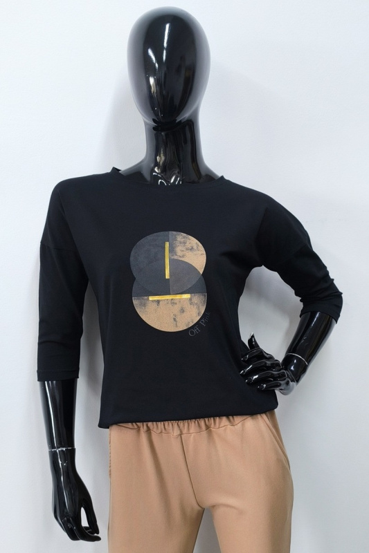 COLLEGE BLOUSE černá 40