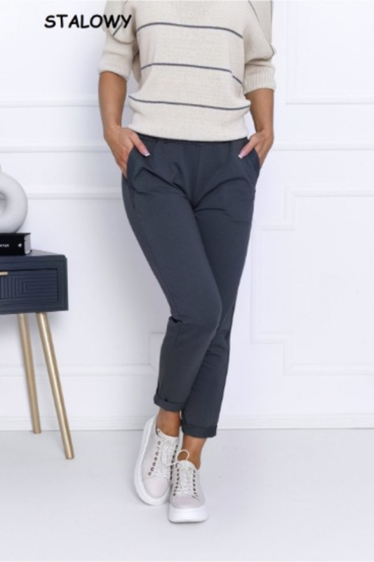 Dámské kalhoty LENA GRAFIT L