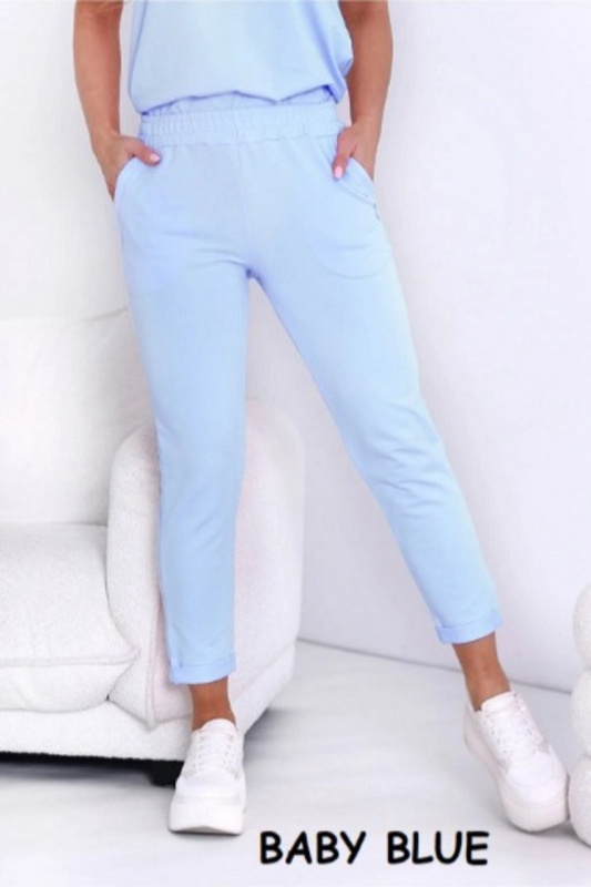 Dámské kalhoty LENA BABY BLUE XL