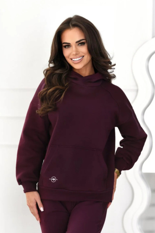 OLIMPIA BLOUSE vínový M