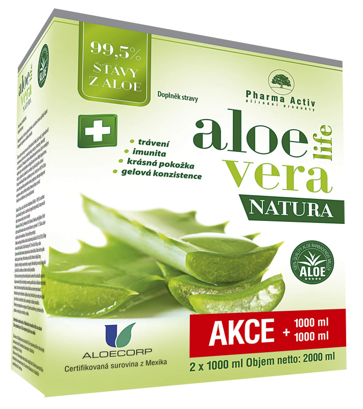 Pharma Activ AloeVeraLife NATURA 2x1000 ml