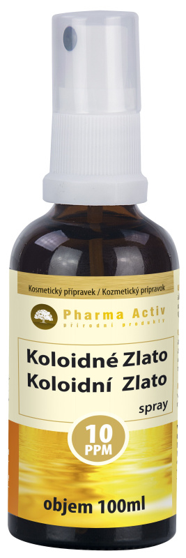 Pharma Activ Koloidní zlato 10 ppm bezoplachový sprej 100 ml