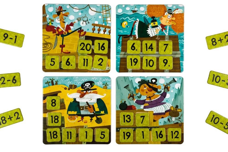 4bambini Captain Smart Počítání s piráty