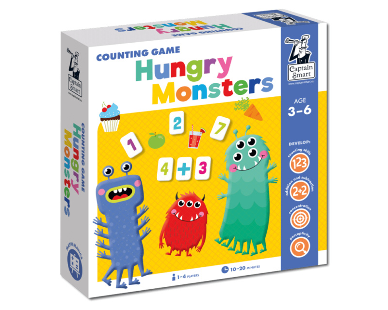 Hladové příšerky počítání do 10