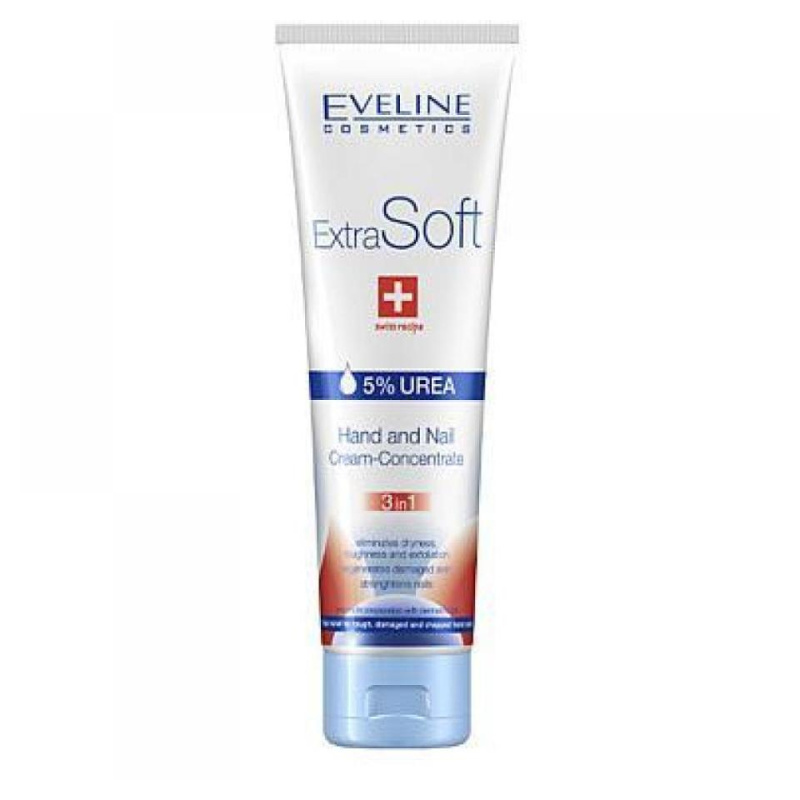 EVELINE Krém na ruce a nehty Extra Soft 3v1 100 ml