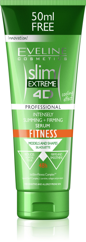 EVELINE Slim EXTREME 4D Fitness zeštíhlující a zpevňující sérum 250 ml