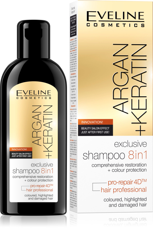 EVELINE Argan+Keratin Šampón 150 ml