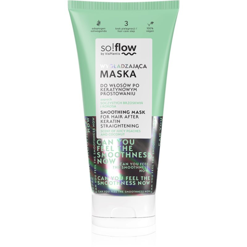 so!flow After Keratin Straightening Smoothing Mask maska na vlasy 200 ml