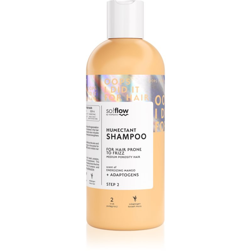 so!flow Medium Porosity uhlazující šampon proti krepatění 400 ml