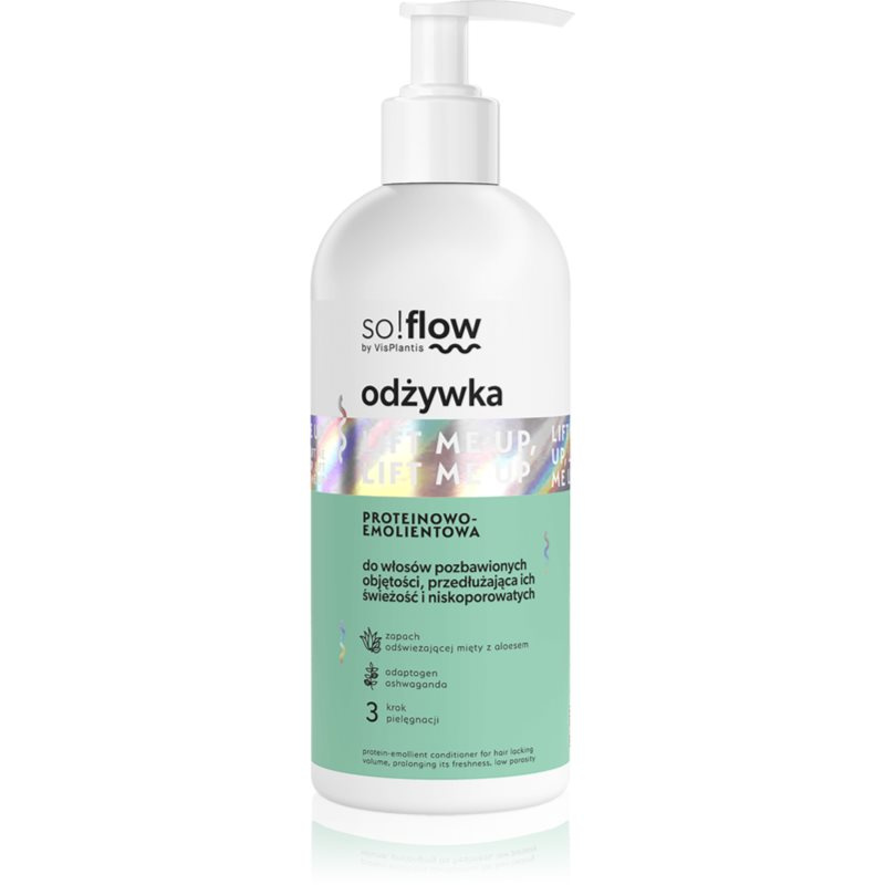 so!flow Without Volume kondicionér pro vlasy bez objemu 300 ml