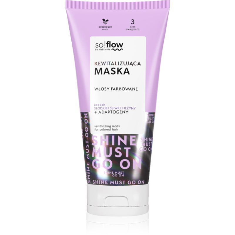 so!flow Revitalizing Mask intenzivní revitalizační maska pro barvené vlasy 200 ml