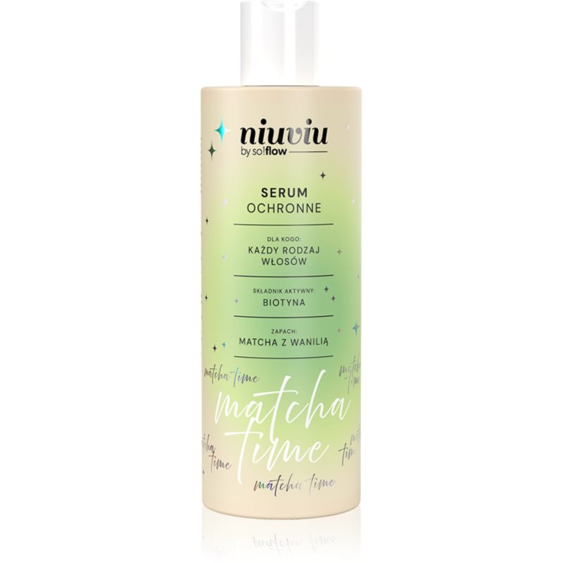 so!flow Matcha Time Protective Hair Serum posilující sérum pro slabé, namáhané vlasy 150 ml