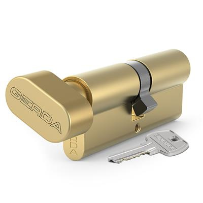 Mosazná cylindrová vložka s knoflíkem 50G / 40mm