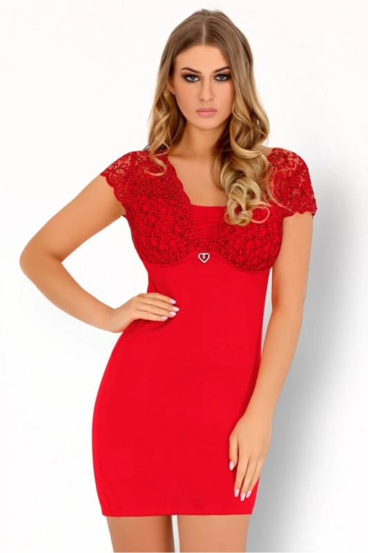 Košilka Livco Corsetti Mishkata Barva: Červená, Velikost: L/XL