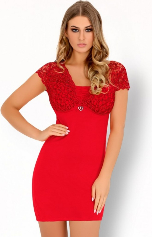 Košilka Livco Corsetti Mishkata Barva: Červená, Velikost: L/XL