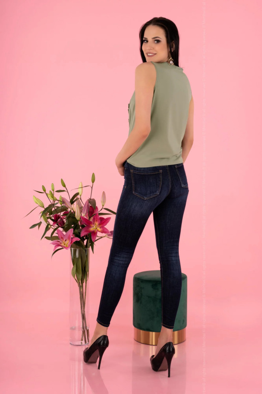 Dámská halenka model P43707 - Merribel khaki S