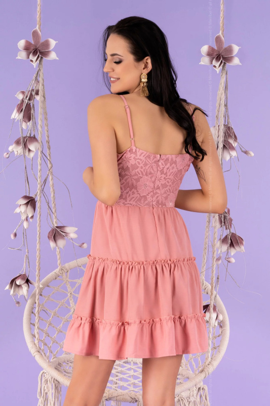 Dámské šaty model P44074 - Merribel rosé M