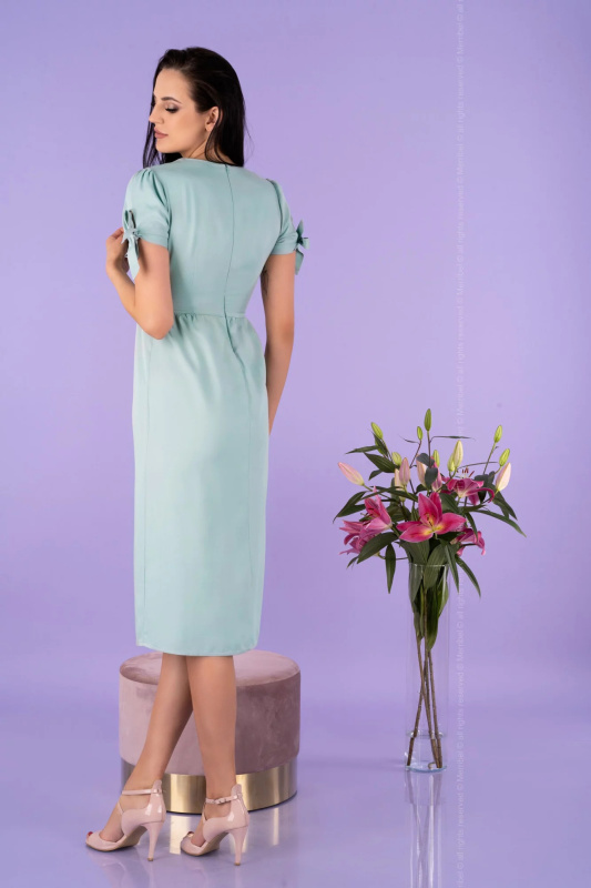 Dámské šaty model P43736 - Merribel mentolová XL