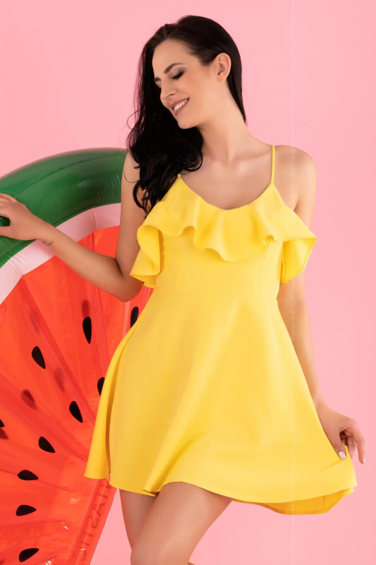 Dámské šaty model P43891 - Merribel L Lemon