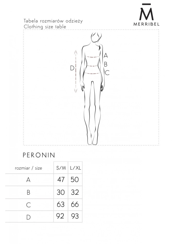Hnědé šaty Peronin - Merribel L/XL