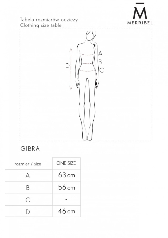 Halenka Gibra - Merribel one size růžová