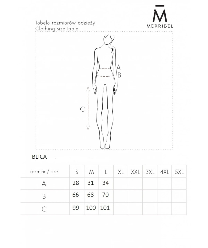 Růžová sukně Blica - Merribel S/M