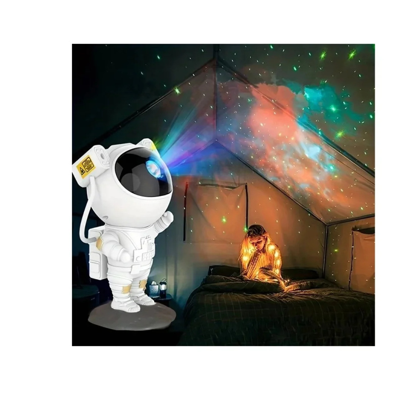 Projektor hvězd astronaut s dálkovým ovládáním – noční lampička