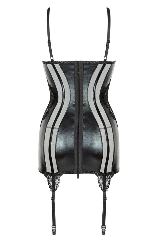 Dámská erotická košilka Marilyn chemise - BEAUTY NIGHT FASHION černá S/M