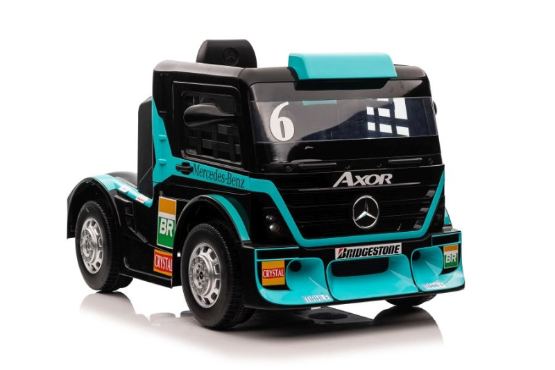 LEAN CARS Dětské elektrické autíčko Mercedes XMX622 baterie Modrý LCD