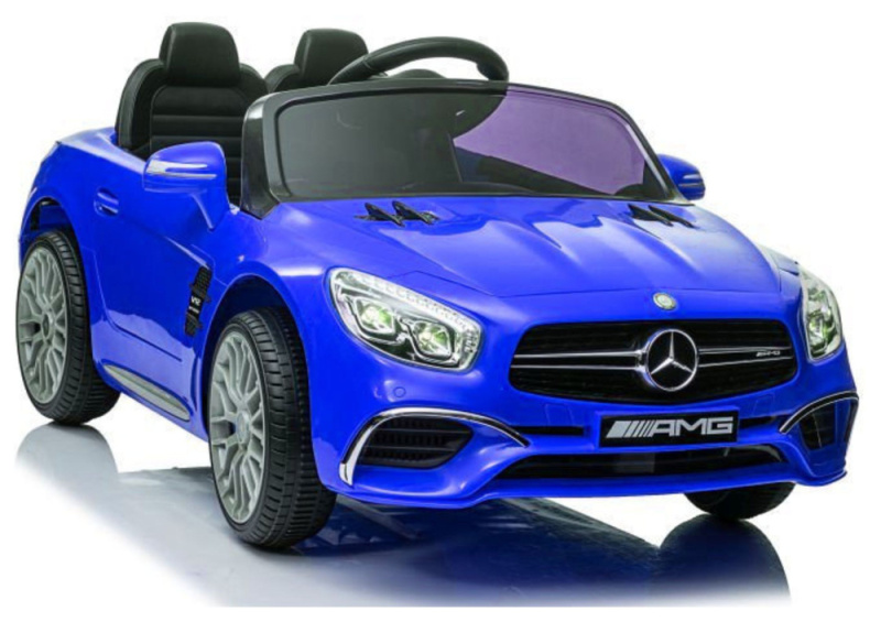 Lean Toys elektrické auto Mercedes SL65 S LCD lakované modrá