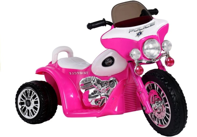 Lean Cars elektrická jízda na motocyklu JT568 růžová
