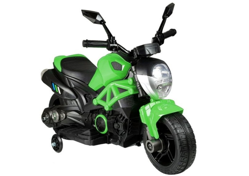 GTM1188 Dobíjecí motocykl zelený