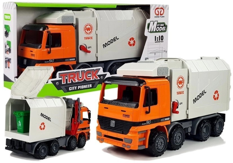 LEAN Toys Popelnicový koš s motorem